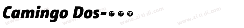 Camingo Dos字体转换